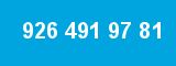 926 491 97 81 926 491 97 81